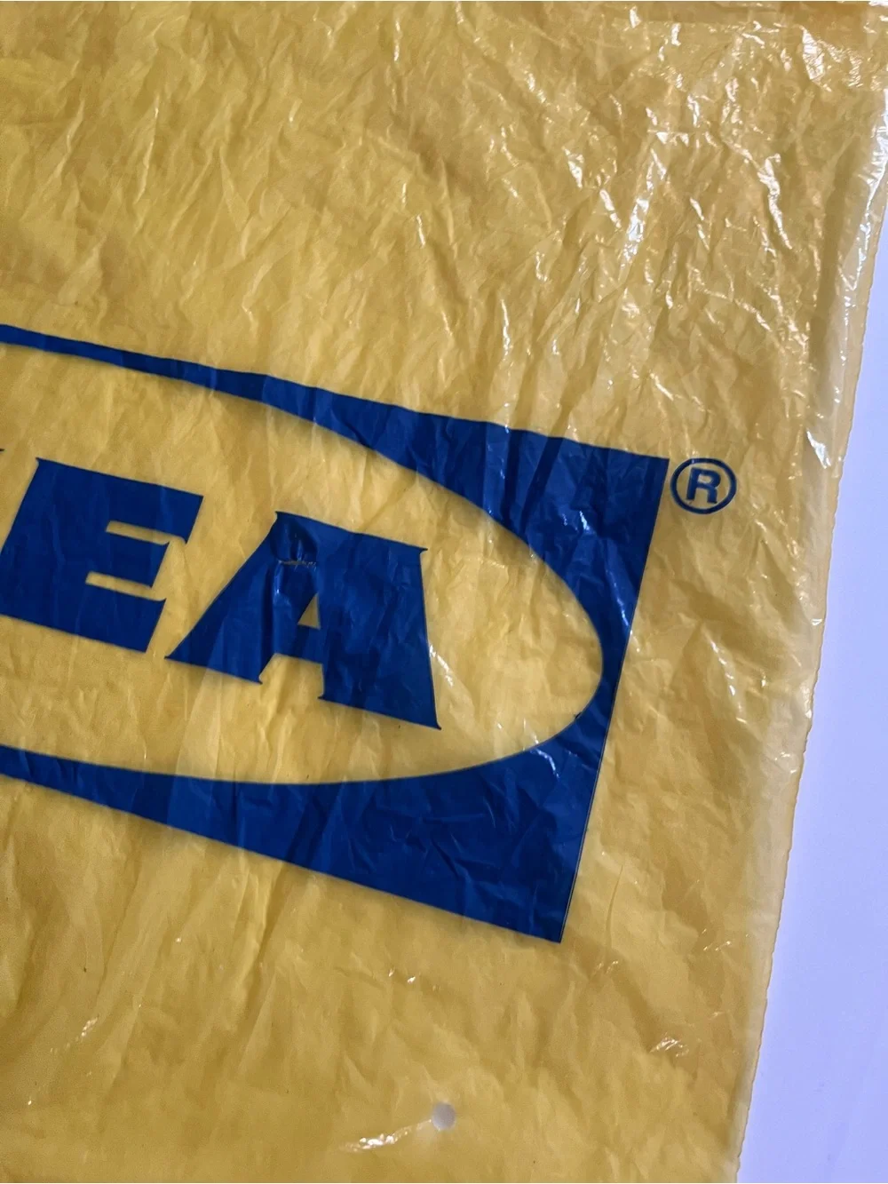 IKEA vintage yellow blue bag
